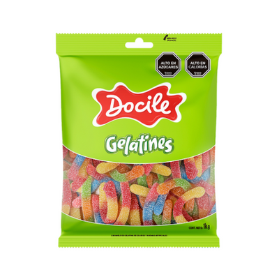 Gomitas Culebras Largas Acidas 1 kg